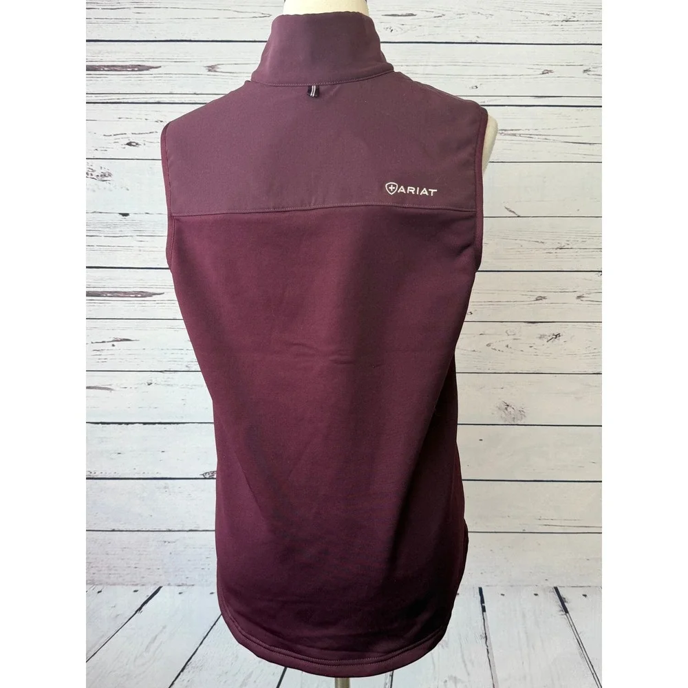 Ariat Sina Fleece Scrub Vest Medium Full Zip Durastretch 10041892 Womens Cowgirl